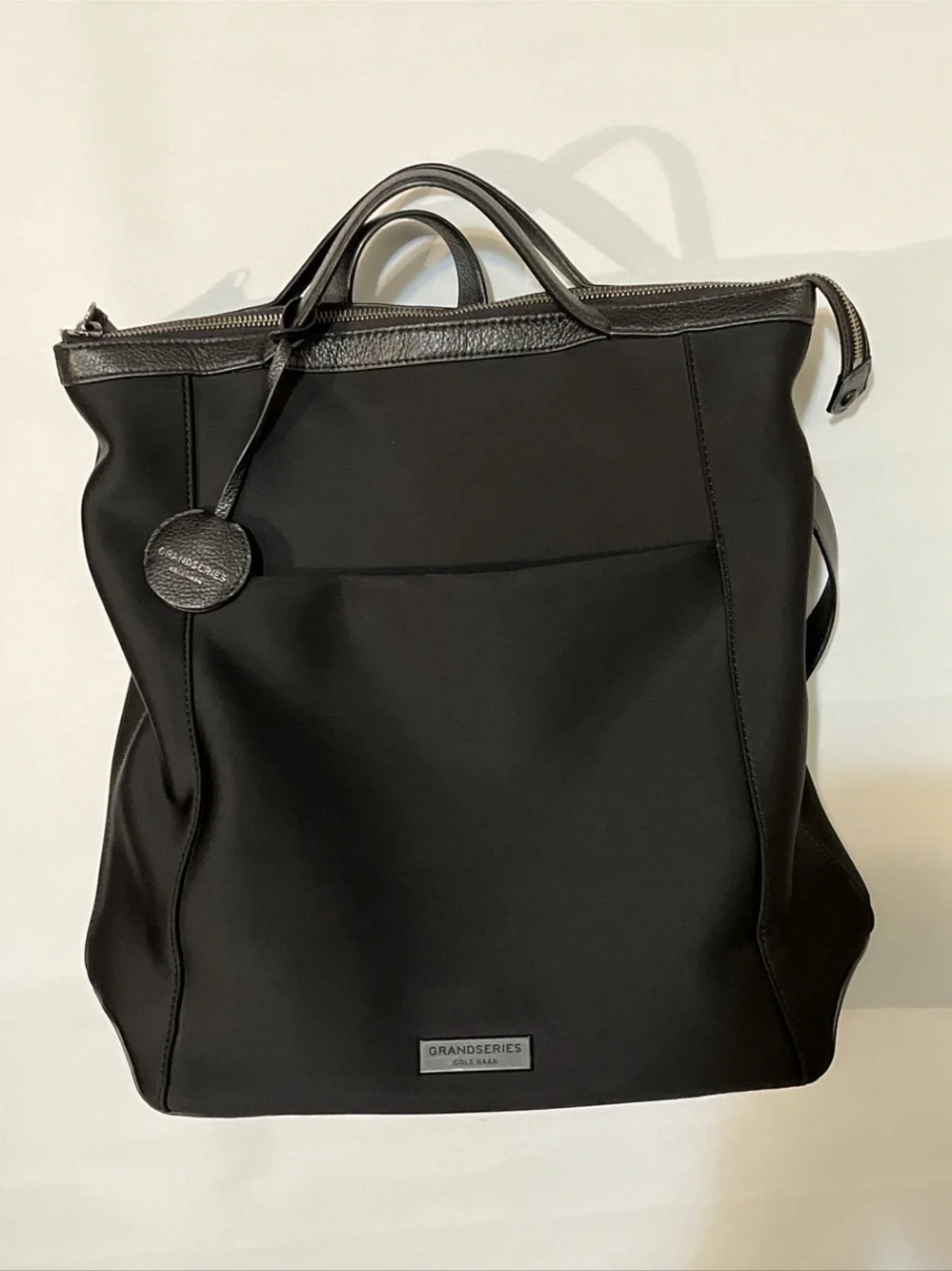 Cole Haan Black GrandSeries Logo Tote